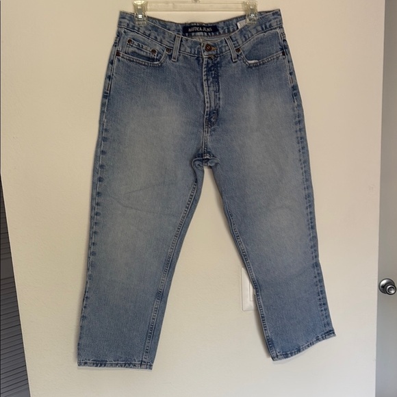 VINTAGE Women’s Náutica Denim Jeans Capris Cropped Vintage size 12 - Picture 1 of 5